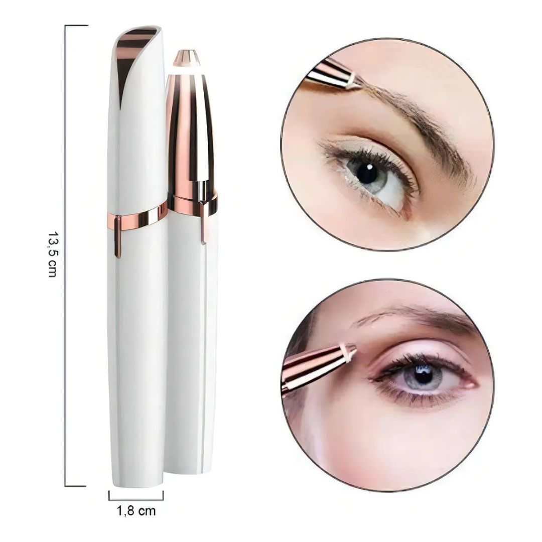 Depilador facial indoloro para cejas y rostro